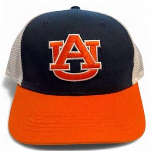 Auburn Tigers Trucker‎ Hat Unisex OS Orange Navy Mesh Snapback Cap